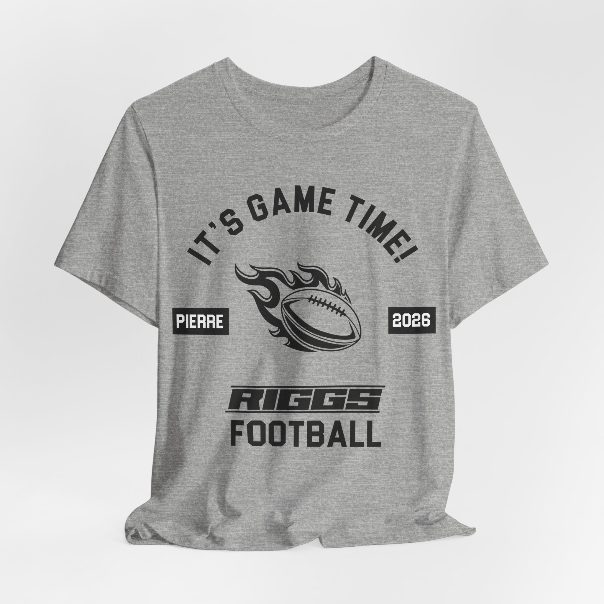 T.F. Riggs Football "It's Game Time" Unisex Tee