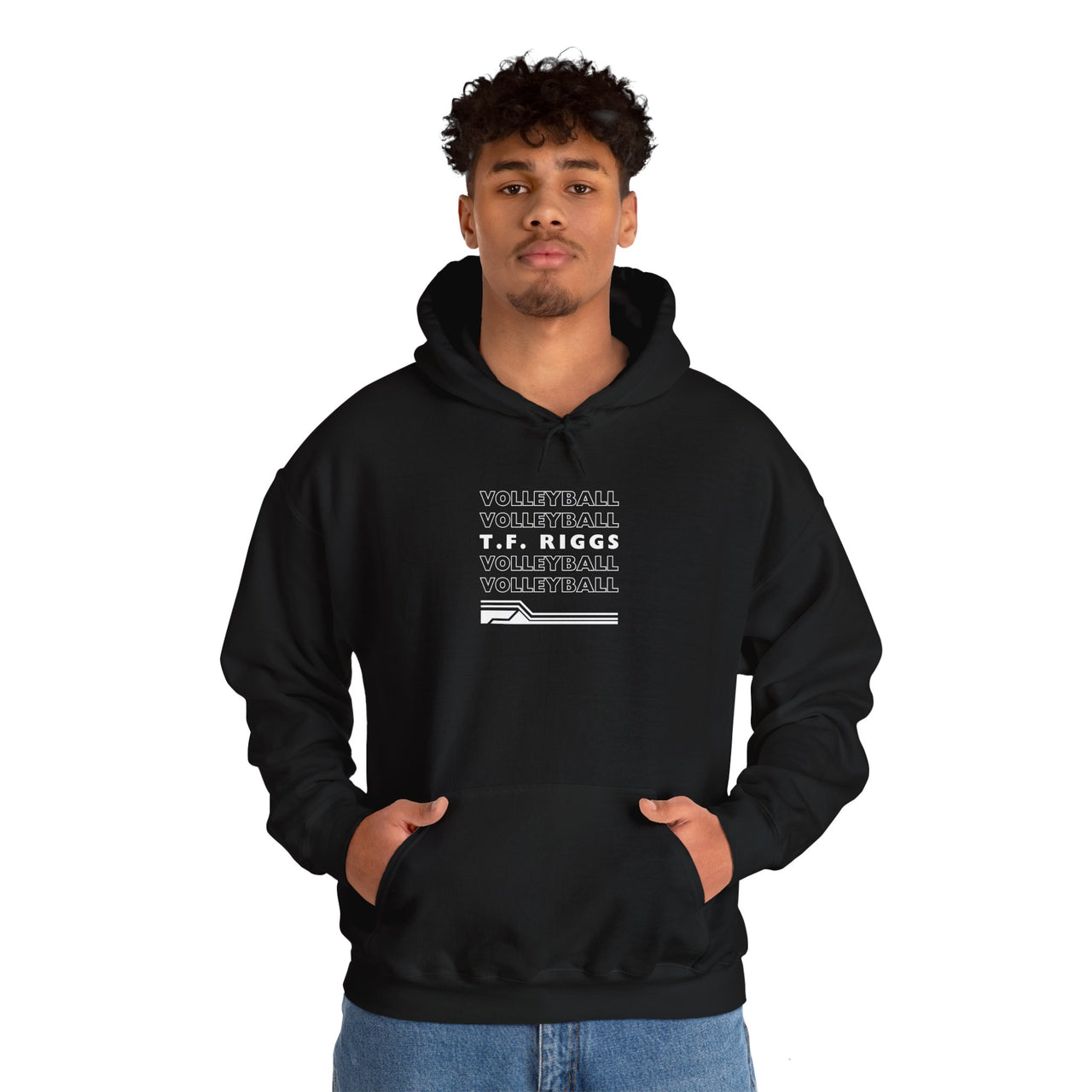 T.F. Riggs Volleyball Fan Gift Hoodie