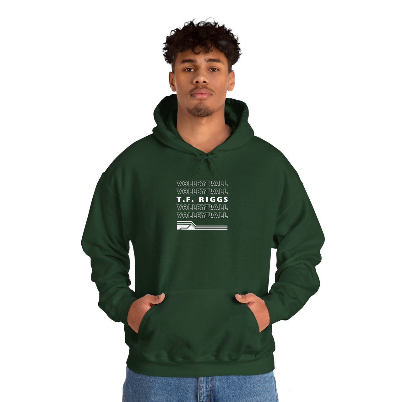 T.F. Riggs Volleyball Fan Gift Hoodie