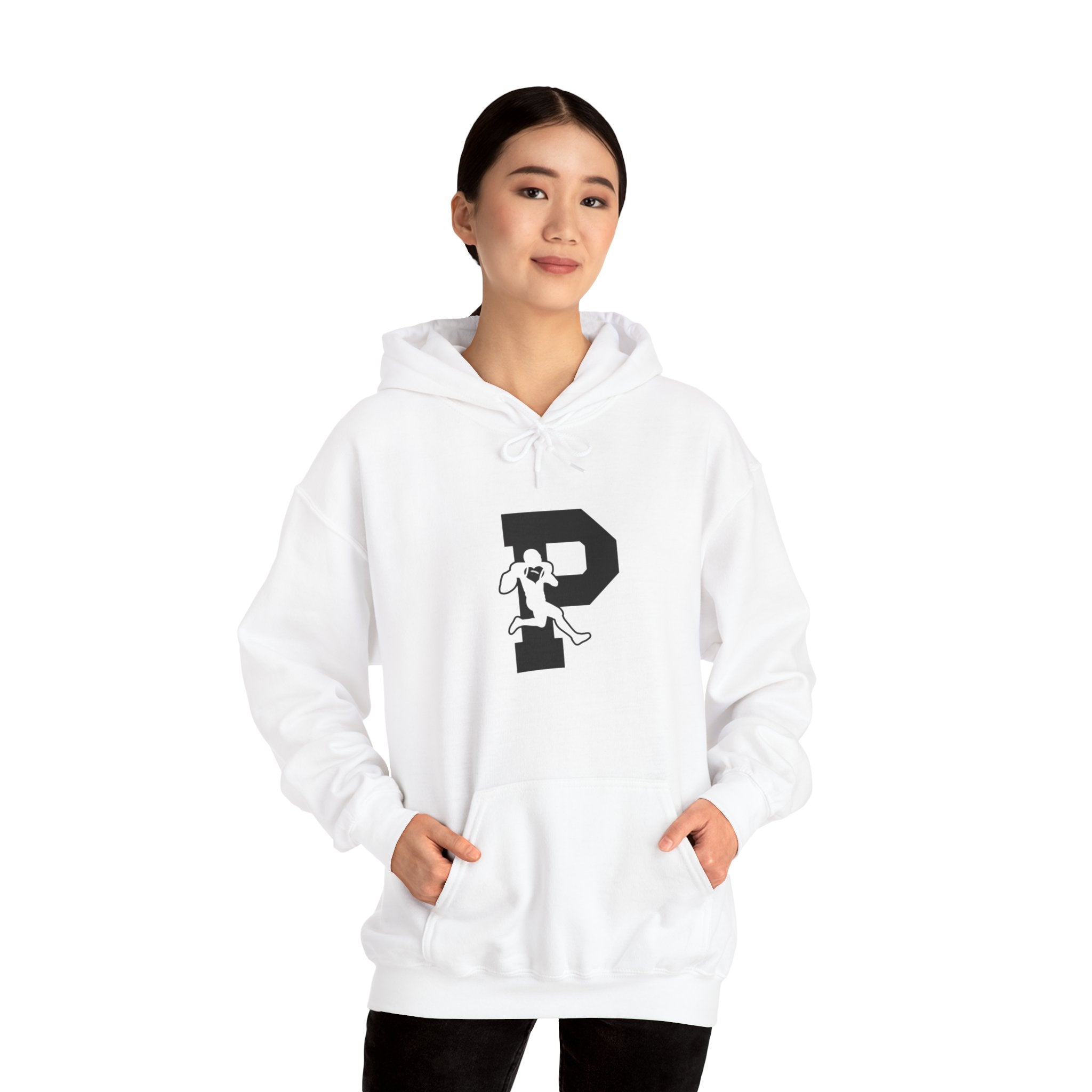 T.F. Riggs P Logo Black and White Hoodies