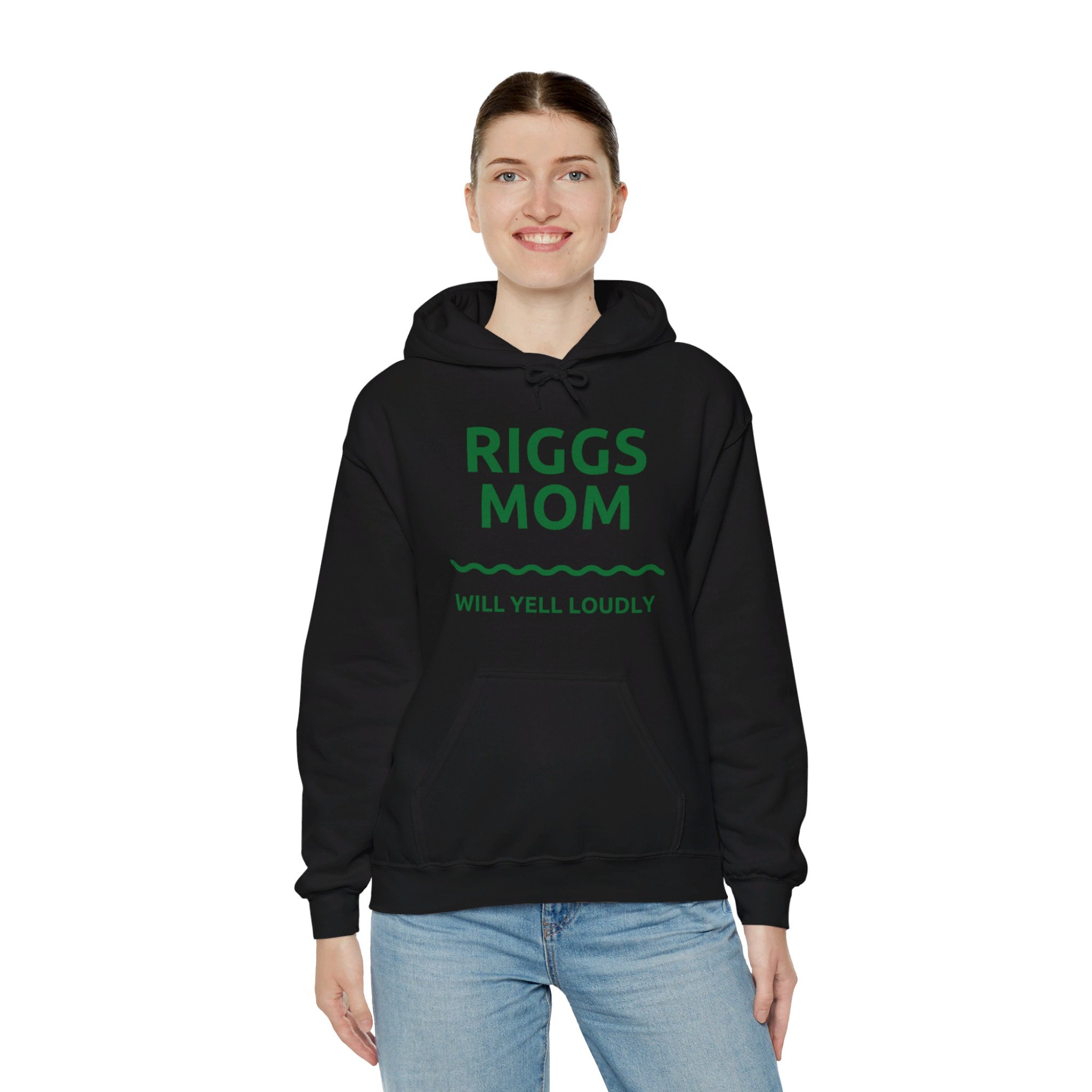 T.F. Riggs Mom - Will Yell Loudly Graphic Hoodie