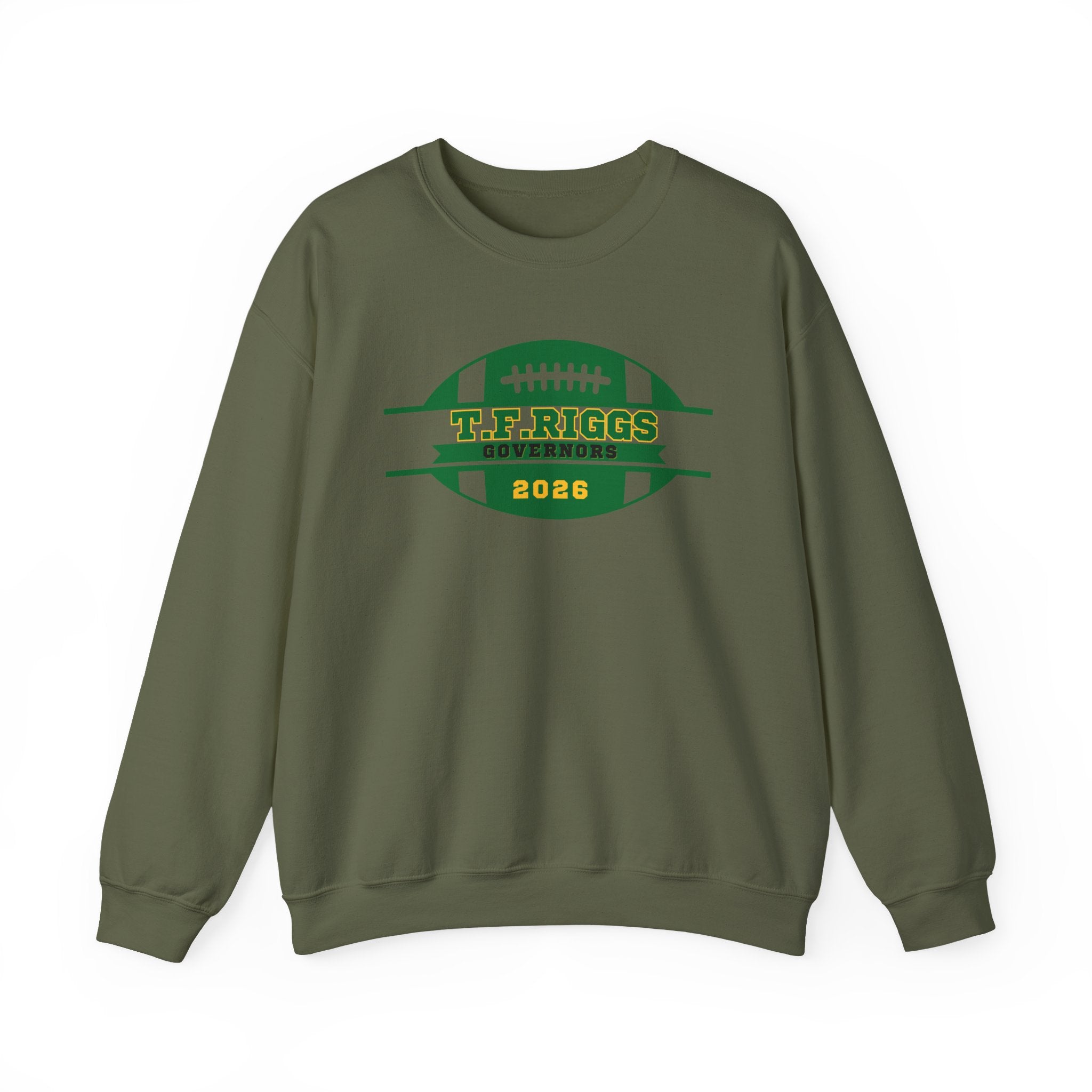T.F. Riggs Governors Football Badge Crewneck Sweatshirt