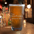 The Golf Father Beer Glass