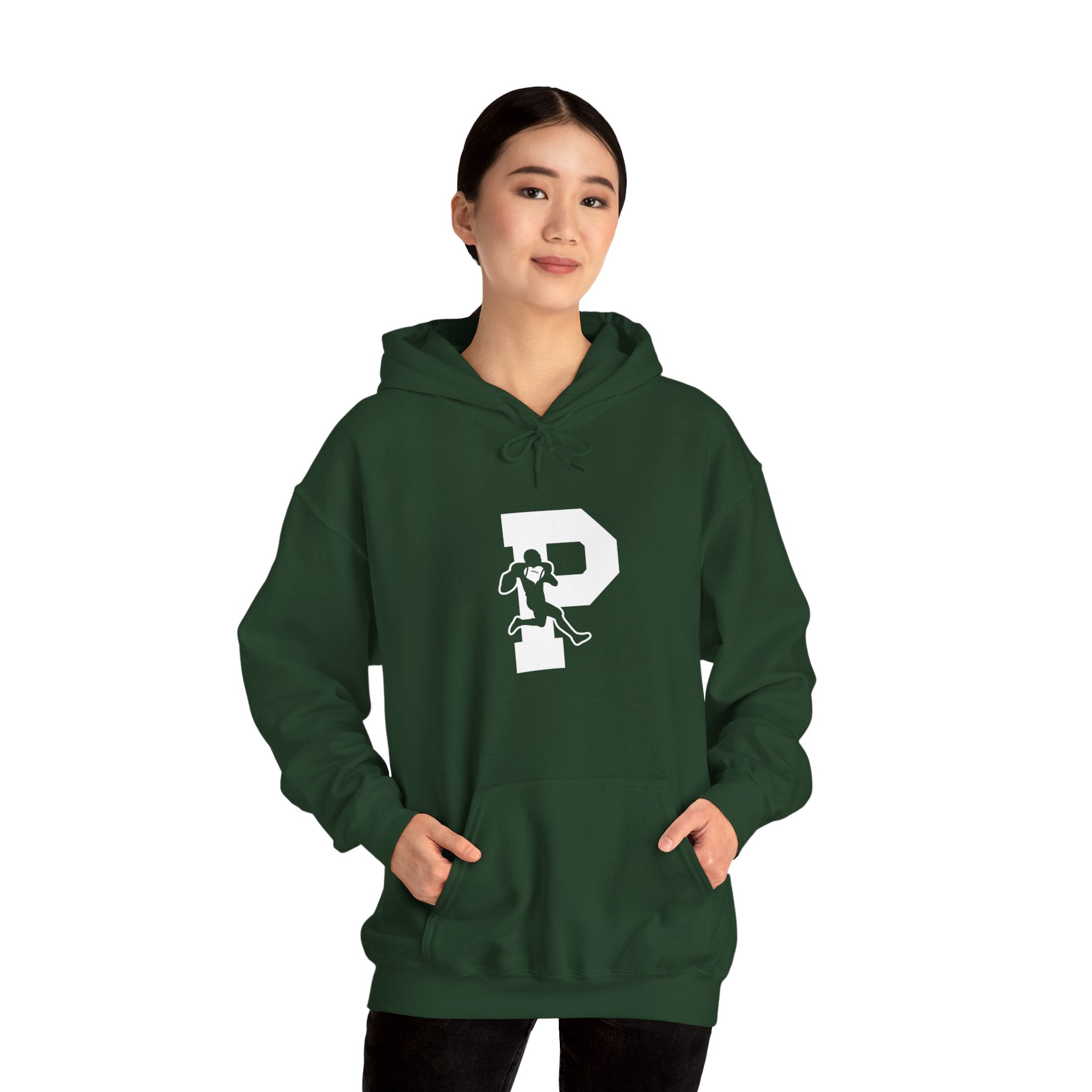 T.F. Riggs P Logo Black and White Hoodies