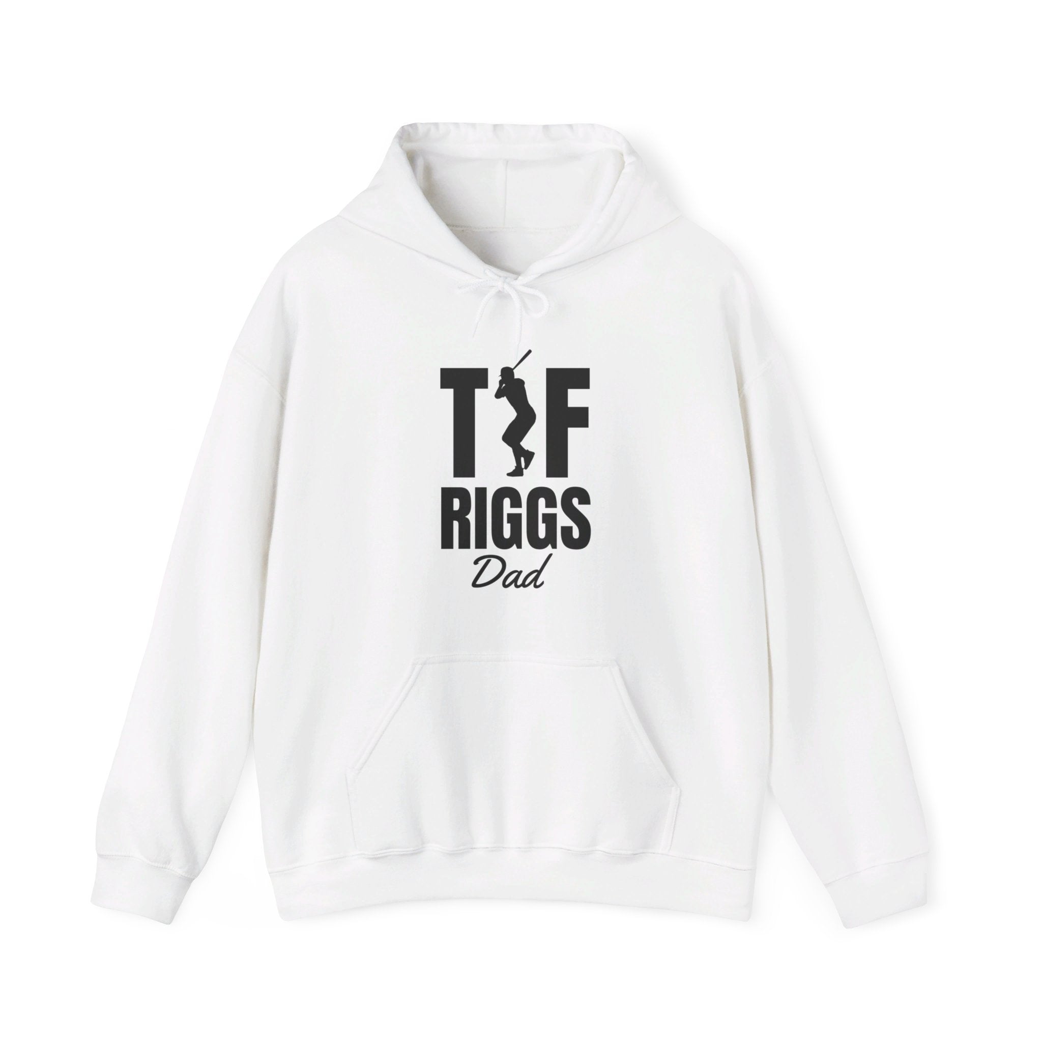 T.F. Riggs Dad Black & White Print Hoodie