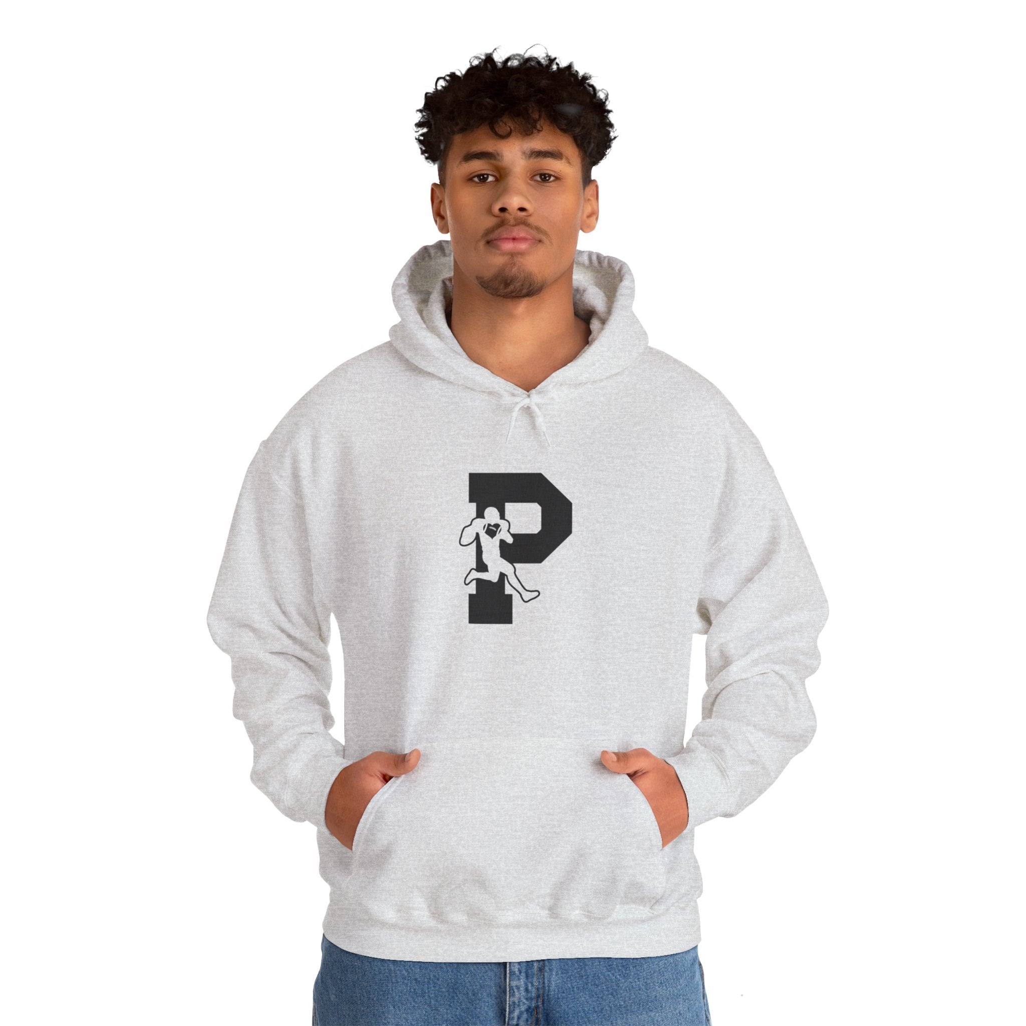 T.F. Riggs P Logo Black and White Hoodies