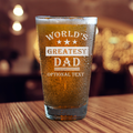 Dad Appreciation Gift Beer Glass