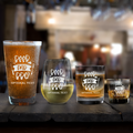 Personalized Beer & BBQ Glasses