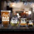 Personalized Dad Fishing Beer Glass