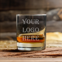 Thumbnail for Custom Brand Logo 10.5oz Engraved Whiskey Glasses