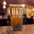 Dad Fixer Of Things Personalized Beer Glass