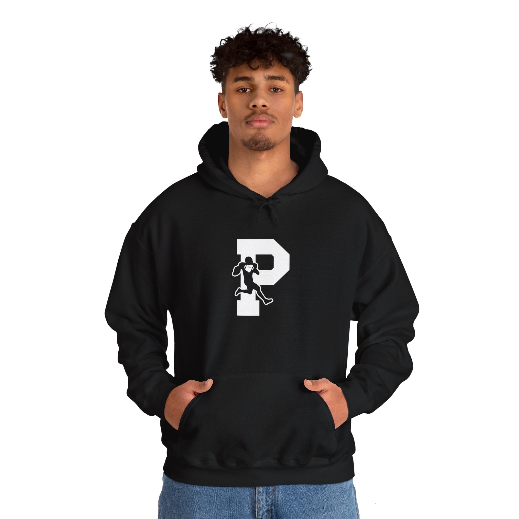 T.F. Riggs P Logo Black and White Hoodies