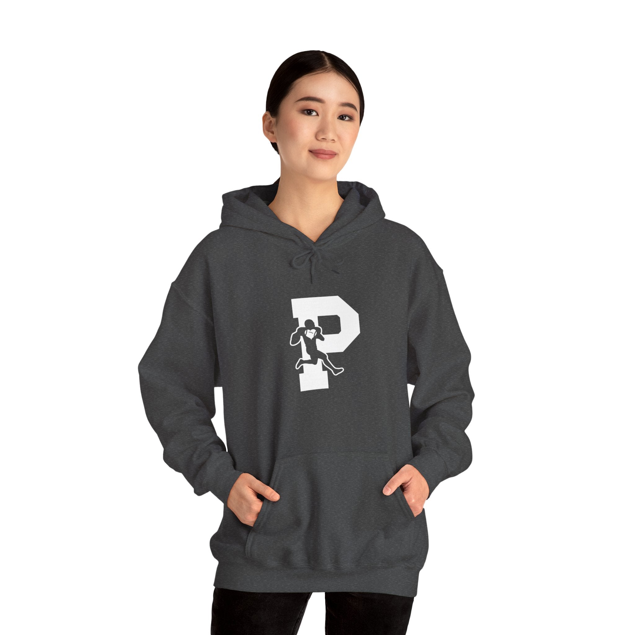 T.F. Riggs P Logo Black and White Hoodies