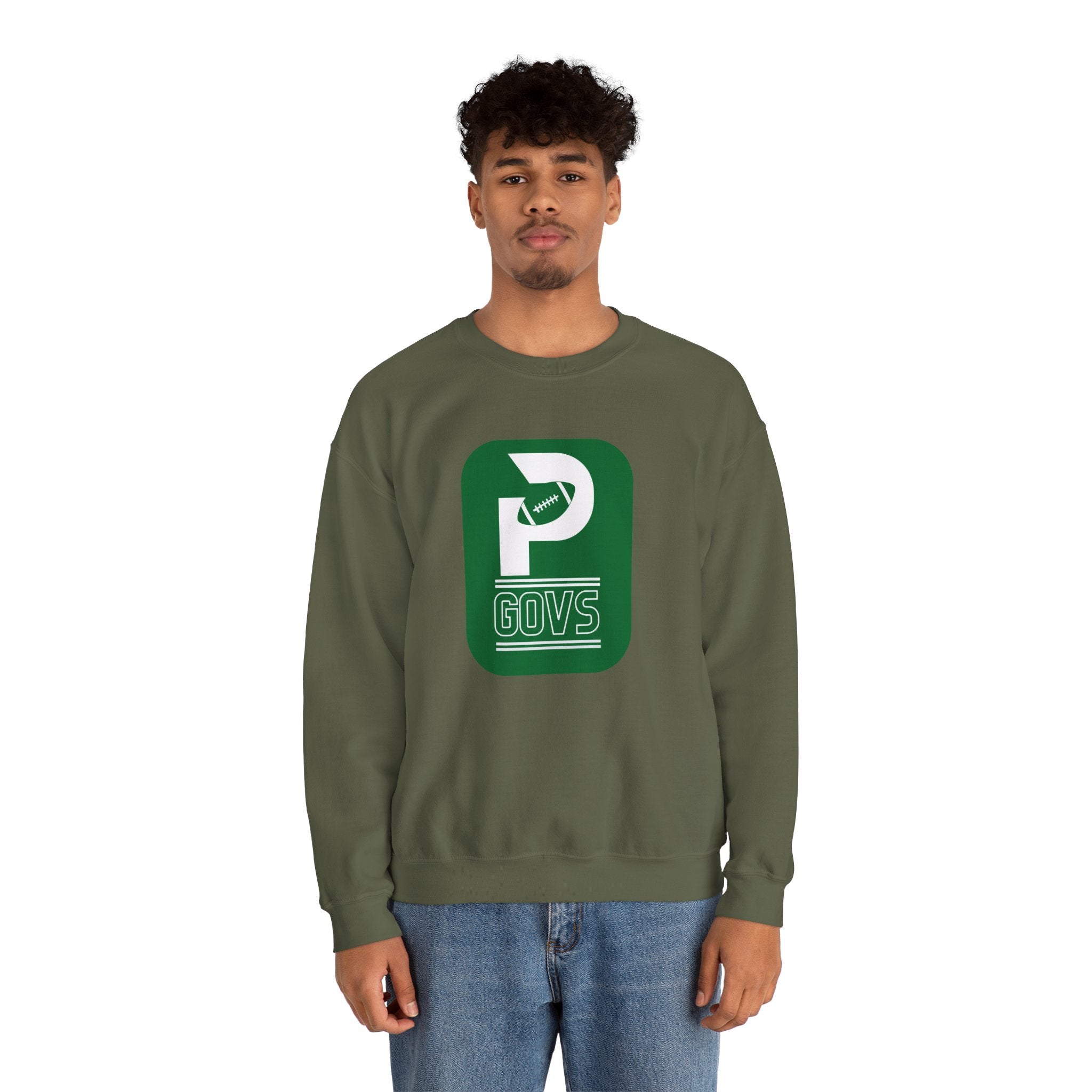 T.F. Riggs P with Govs under Sweatshirt