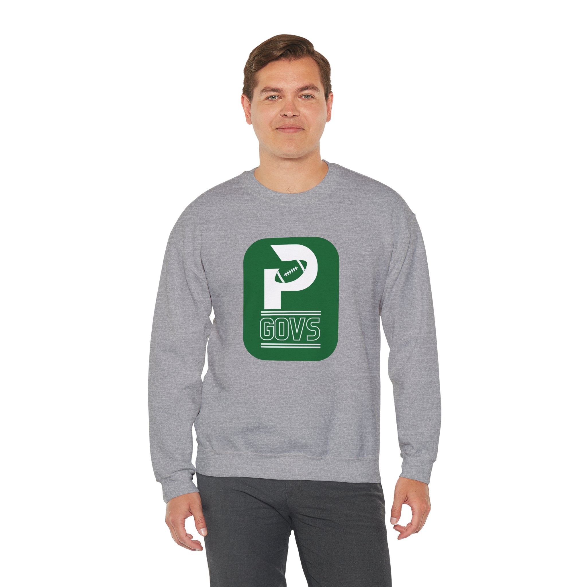 T.F. Riggs P with Govs under Sweatshirt