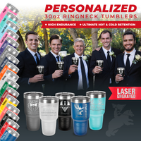 Thumbnail for Stainless Steel Groomsmen Tumbler - Personalized and Insulated Gift for Men - Ideal for Weddings and Bulk Orders