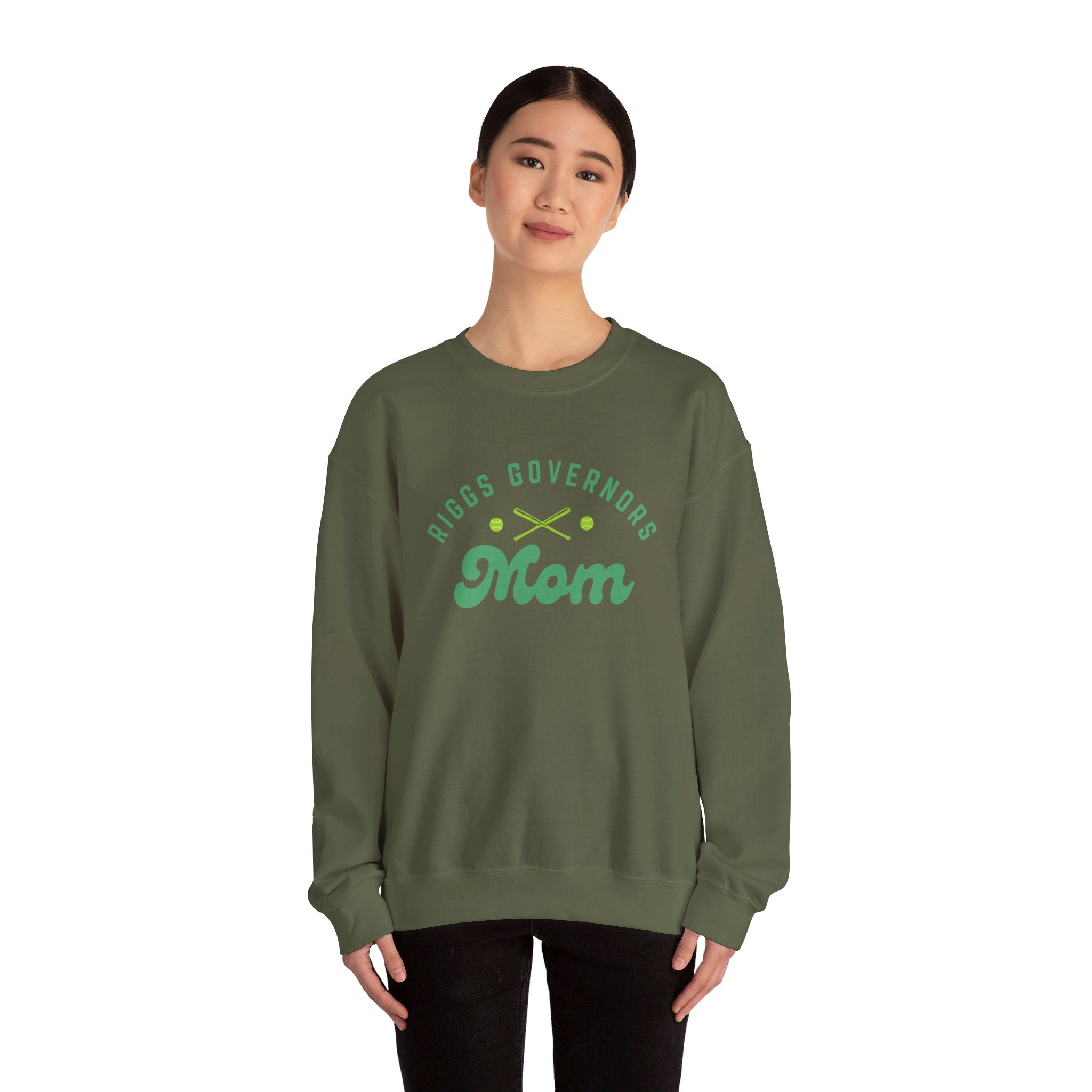 T.F. Riggs Mom Colored Print Sweatshirt