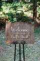 Personalized Wedding Welcome Sign | Modern 3D Wedding Reception Signs