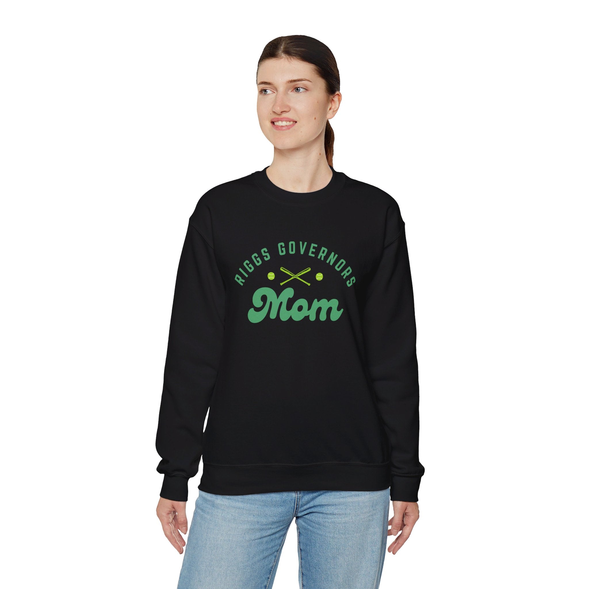 T.F. Riggs Mom Colored Print Sweatshirt