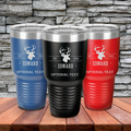 Buck Hunting Tumbler Engraved Cup