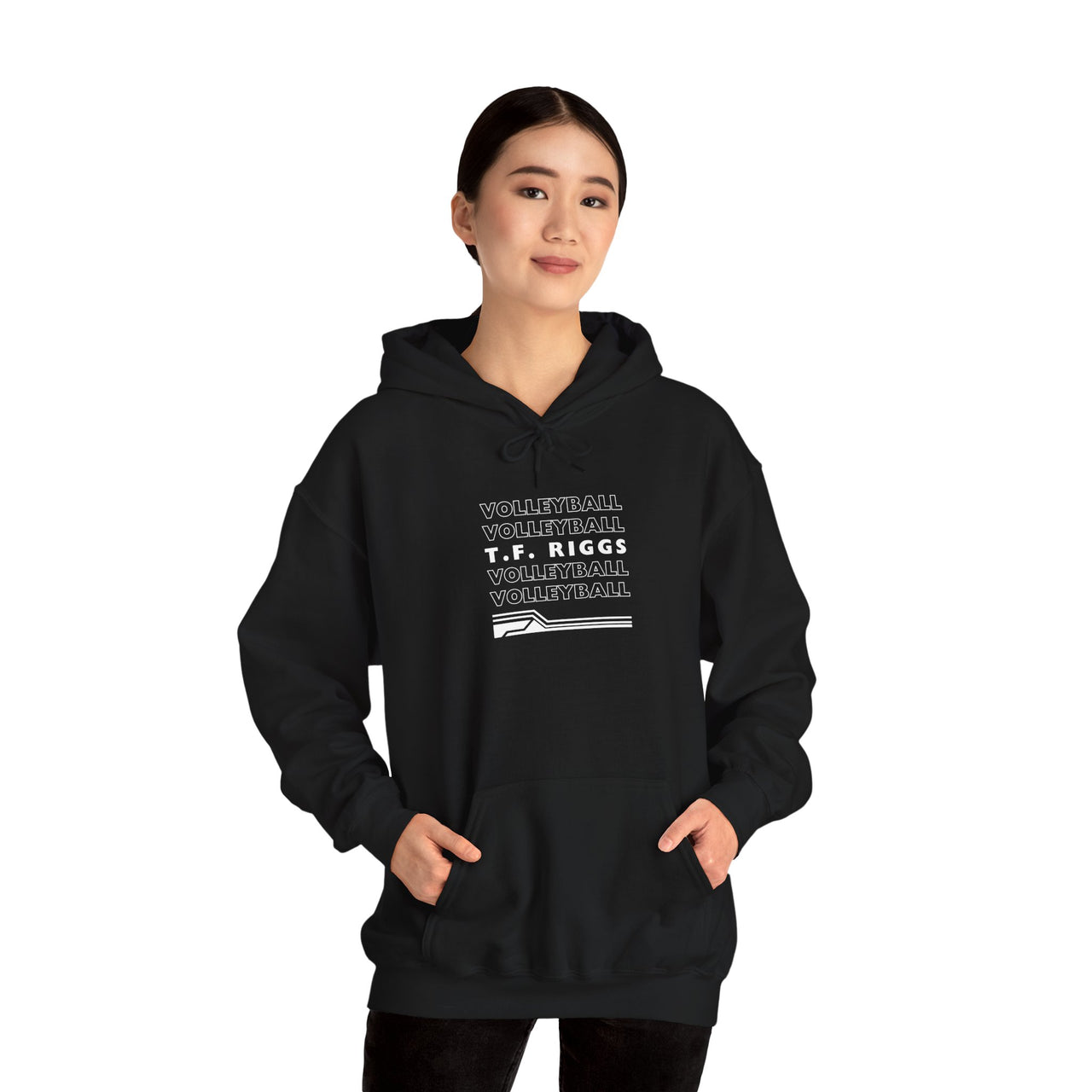 T.F. Riggs Volleyball Fan Gift Hoodie
