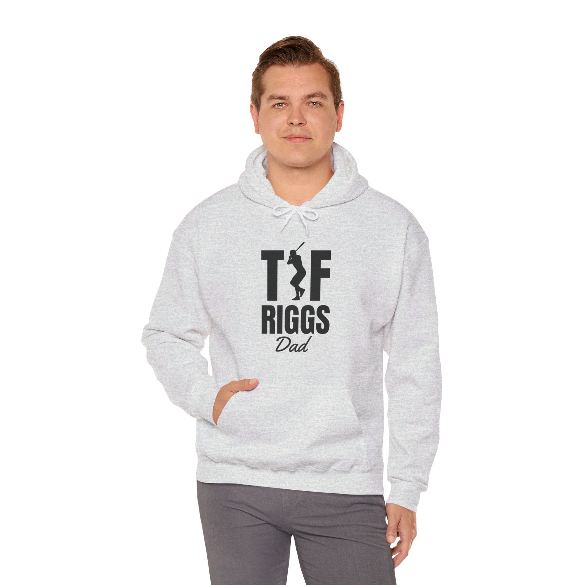 T.F. Riggs Dad Black & White Print Hoodie