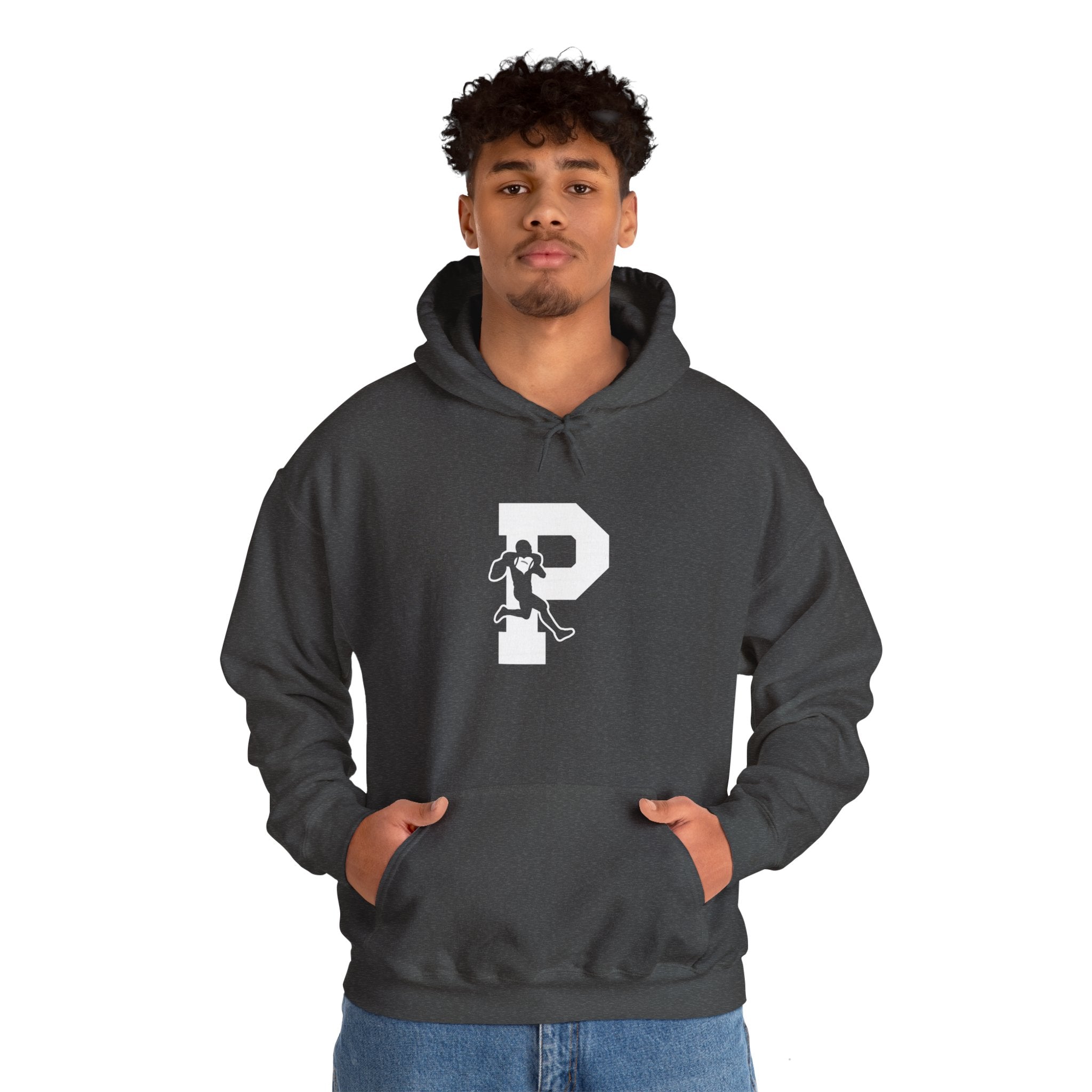 T.F. Riggs P Logo Black and White Hoodies