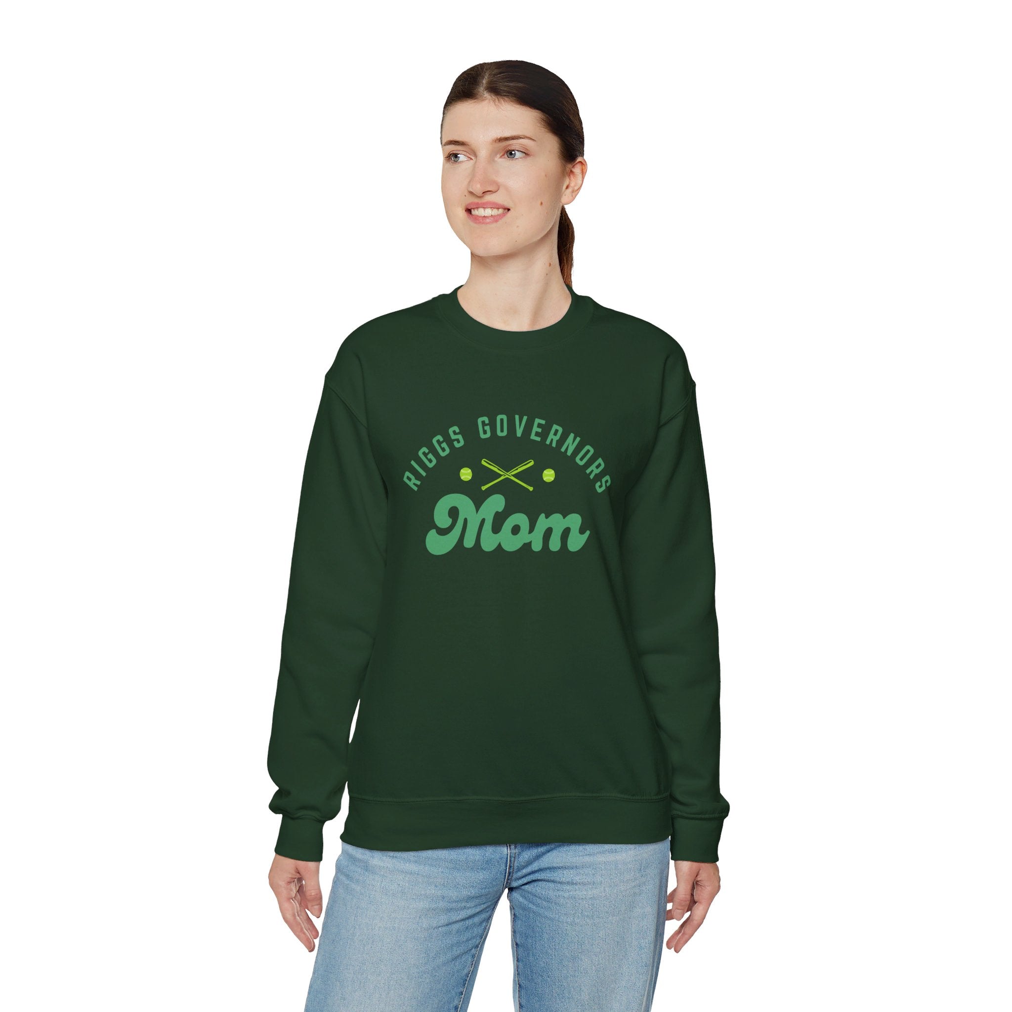 T.F. Riggs Mom Colored Print Sweatshirt
