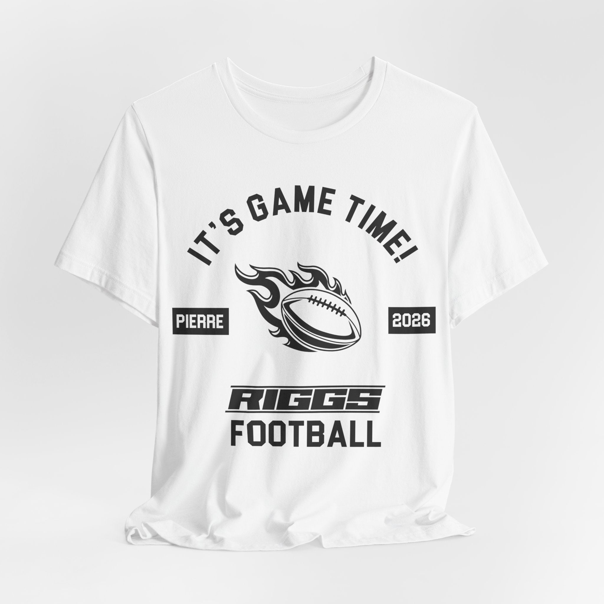 T.F. Riggs Football "It's Game Time" Unisex Tee