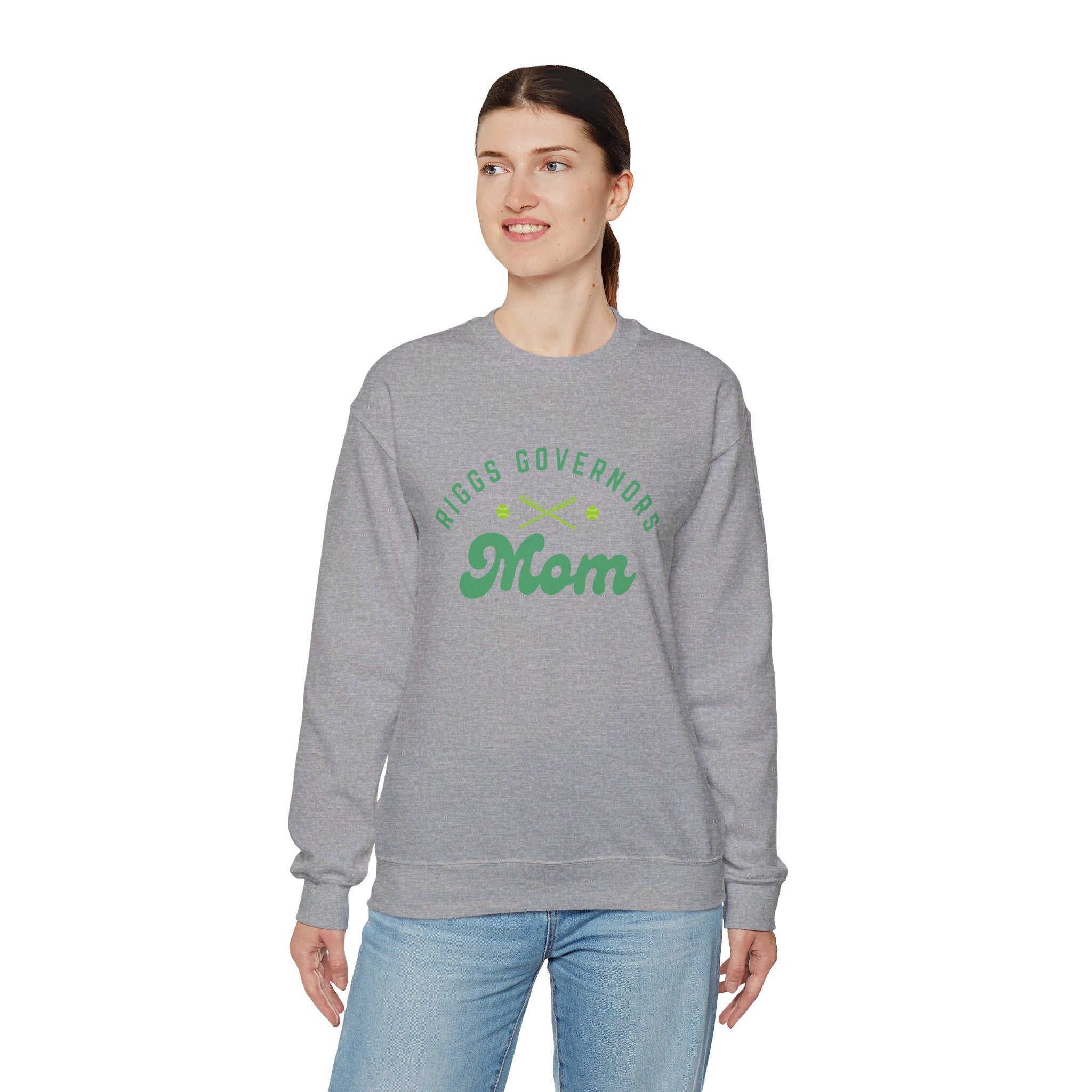 T.F. Riggs Mom Colored Print Sweatshirt