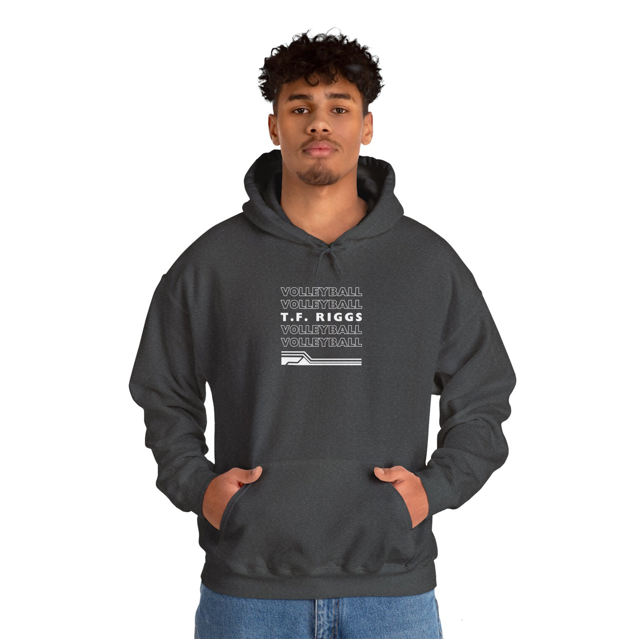 T.F. Riggs Volleyball Fan Gift Hoodie