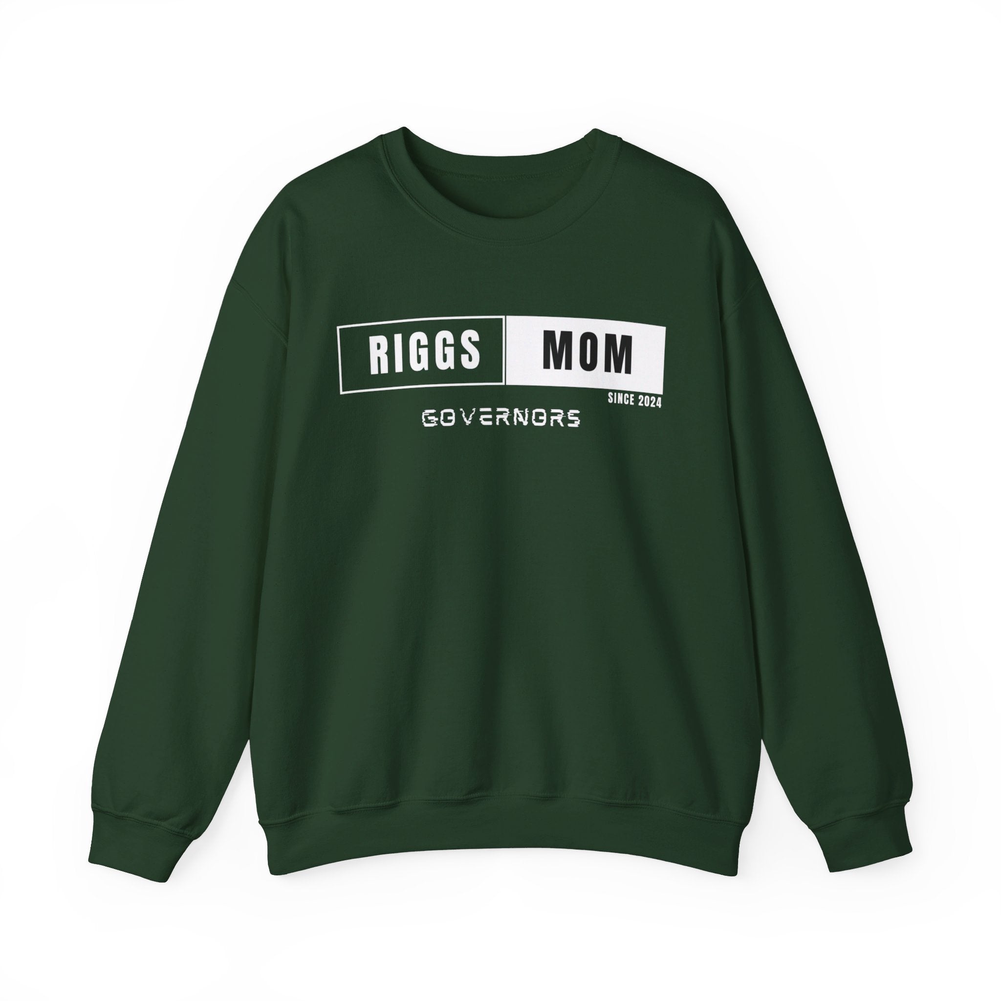 T.F. Riggs Mom Black and White Print Sweatshirt