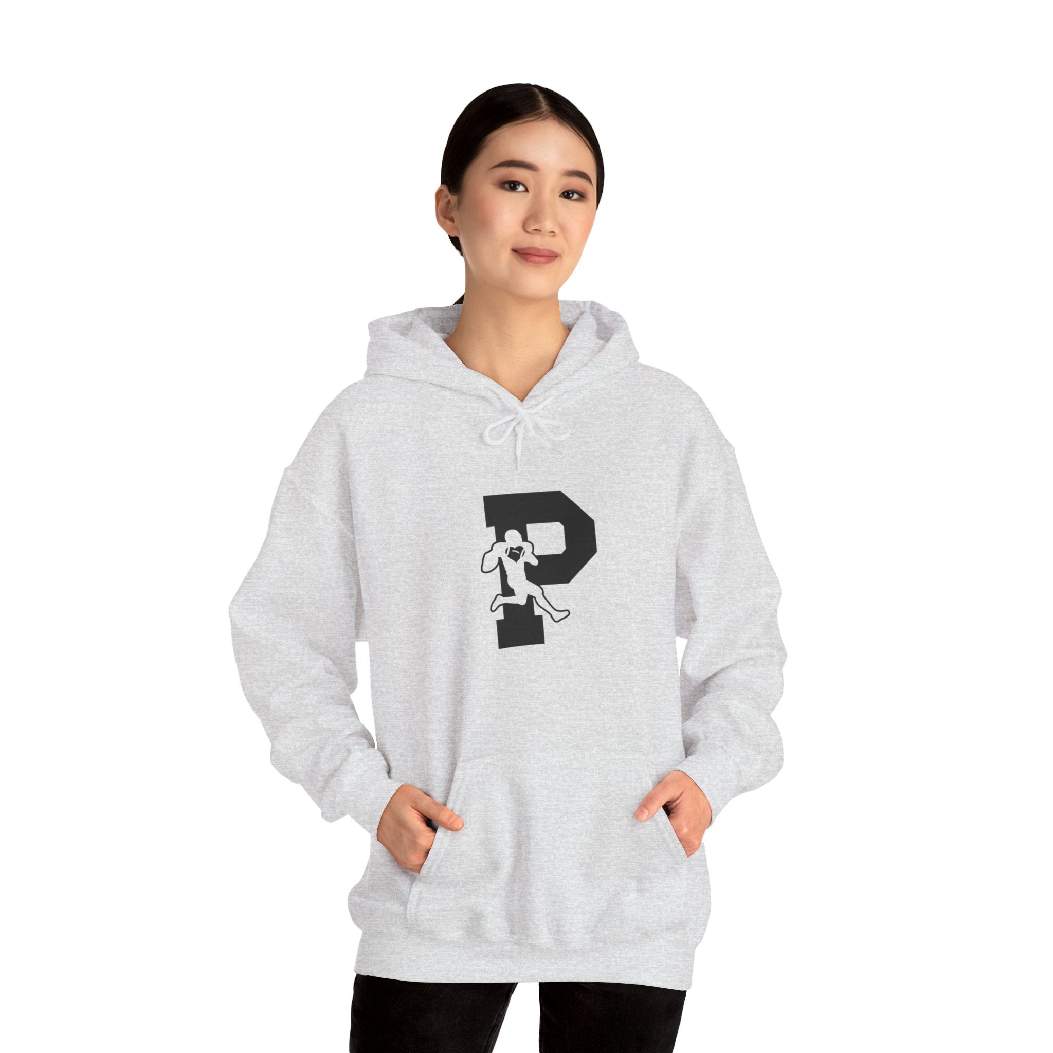 T.F. Riggs P Logo Black and White Hoodies