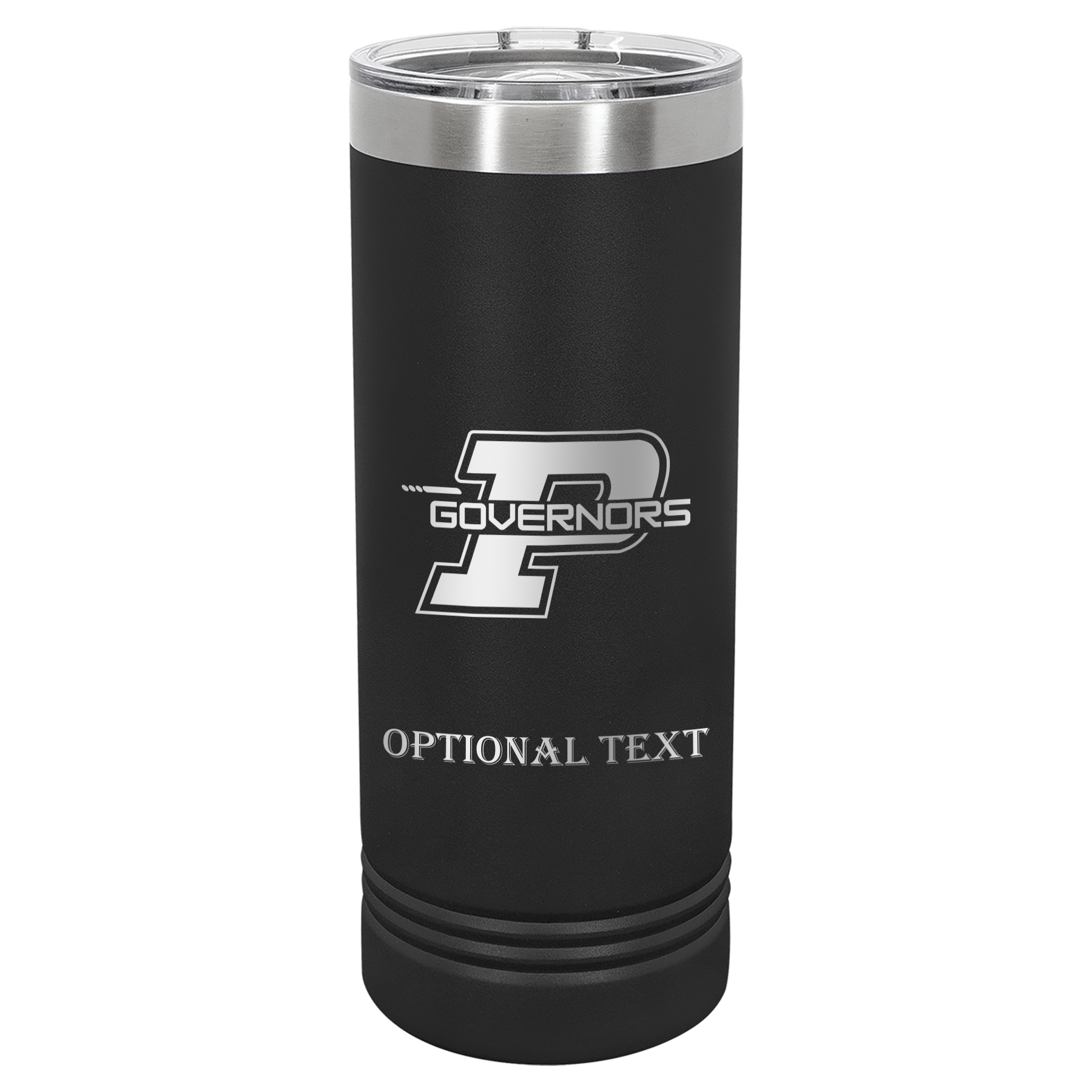 22 oz Skinny Tumbler - T.F. Riggs P with Governors