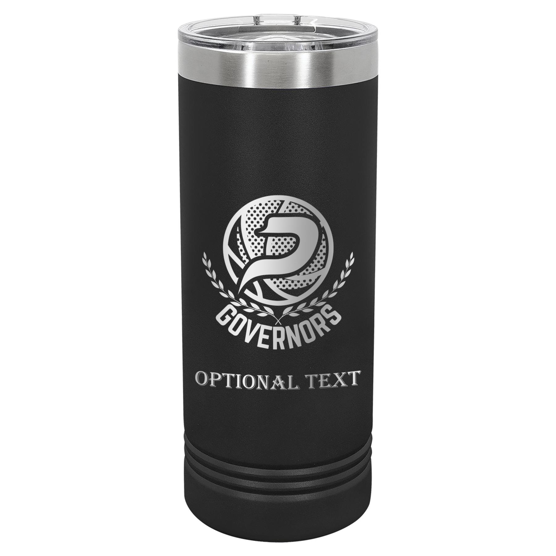 22 oz Skinny Tumbler - T.F. Riggs P with Governors