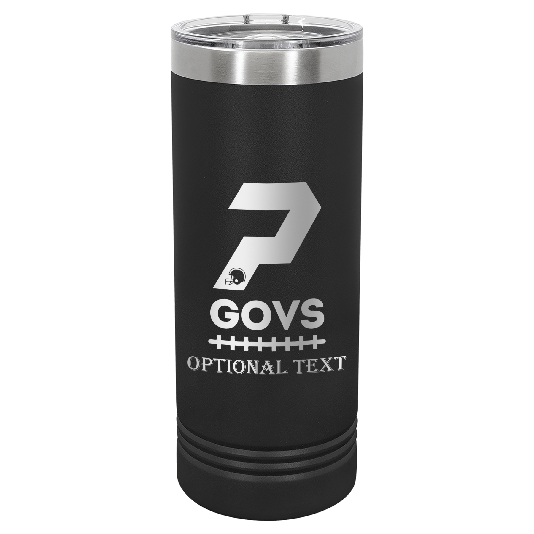 22 oz Skinny Tumbler - T.F. Riggs P with Govs