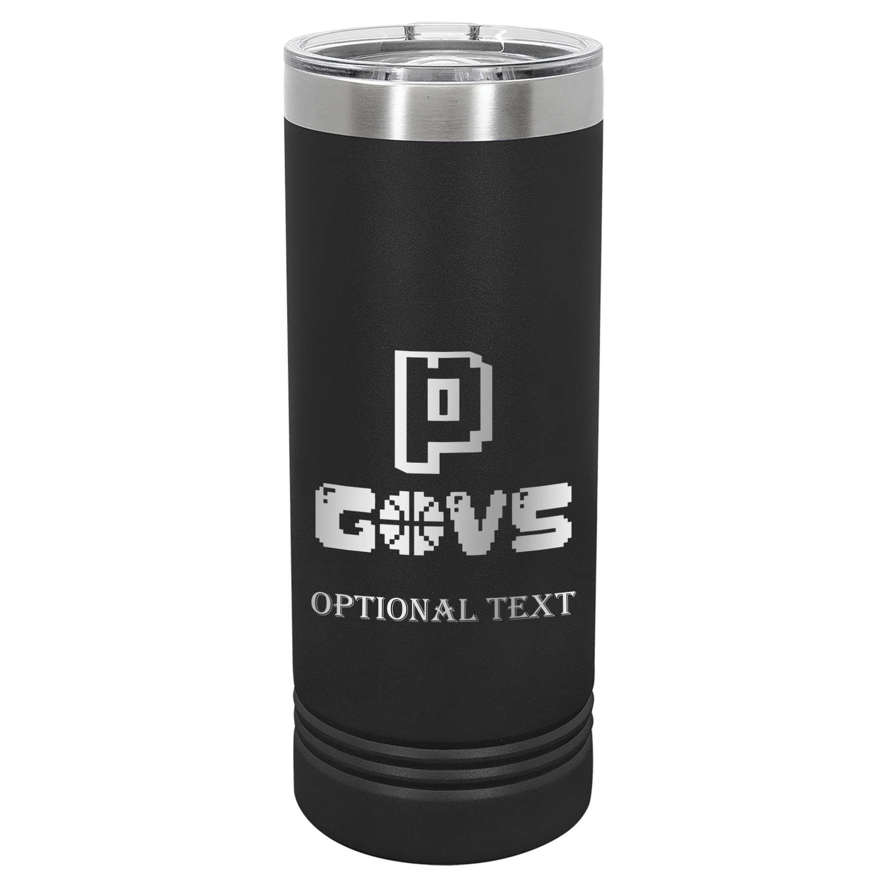 22 oz Skinny Tumbler - T.F. Riggs P with Govs