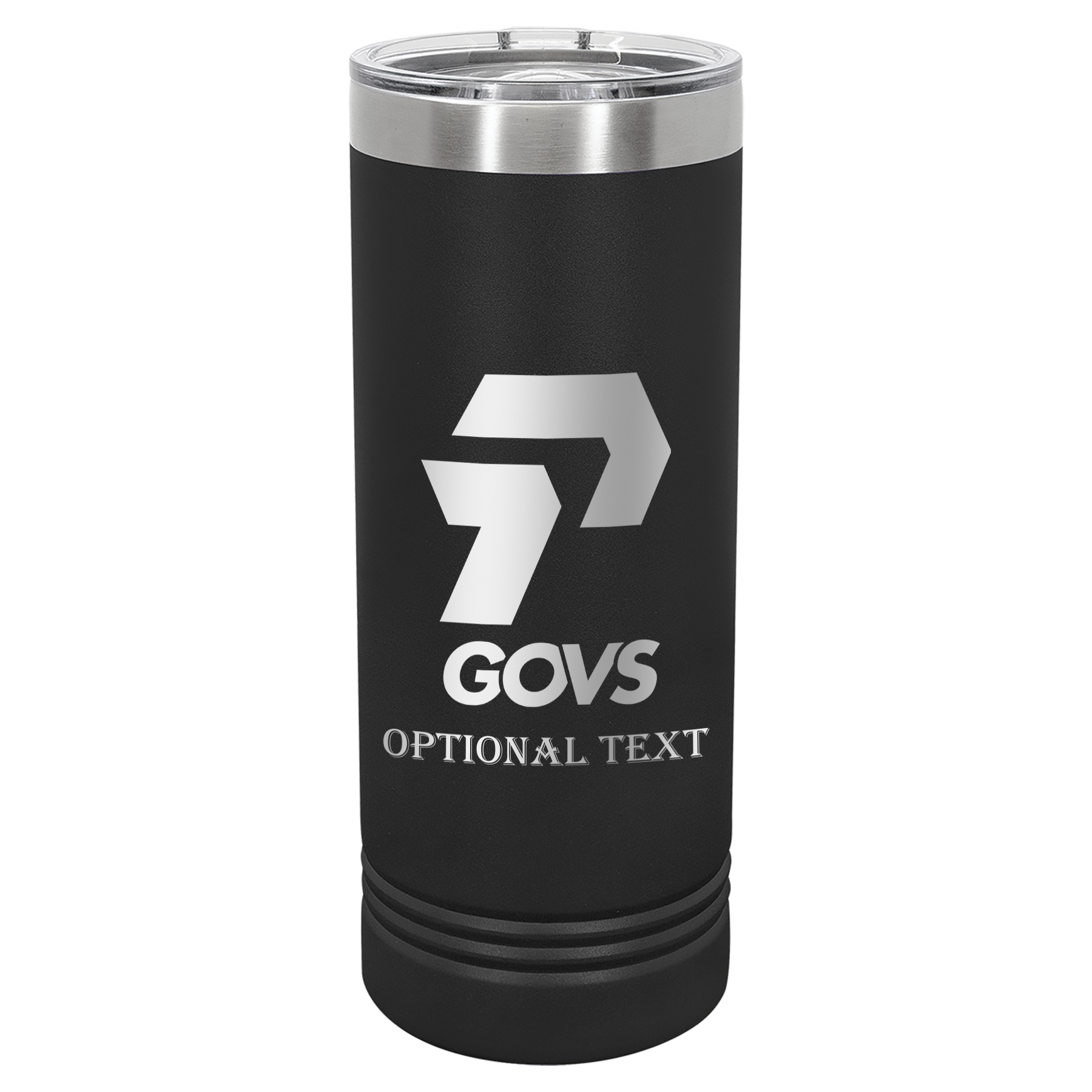 22 oz Skinny Tumbler - T.F. Riggs P with Govs