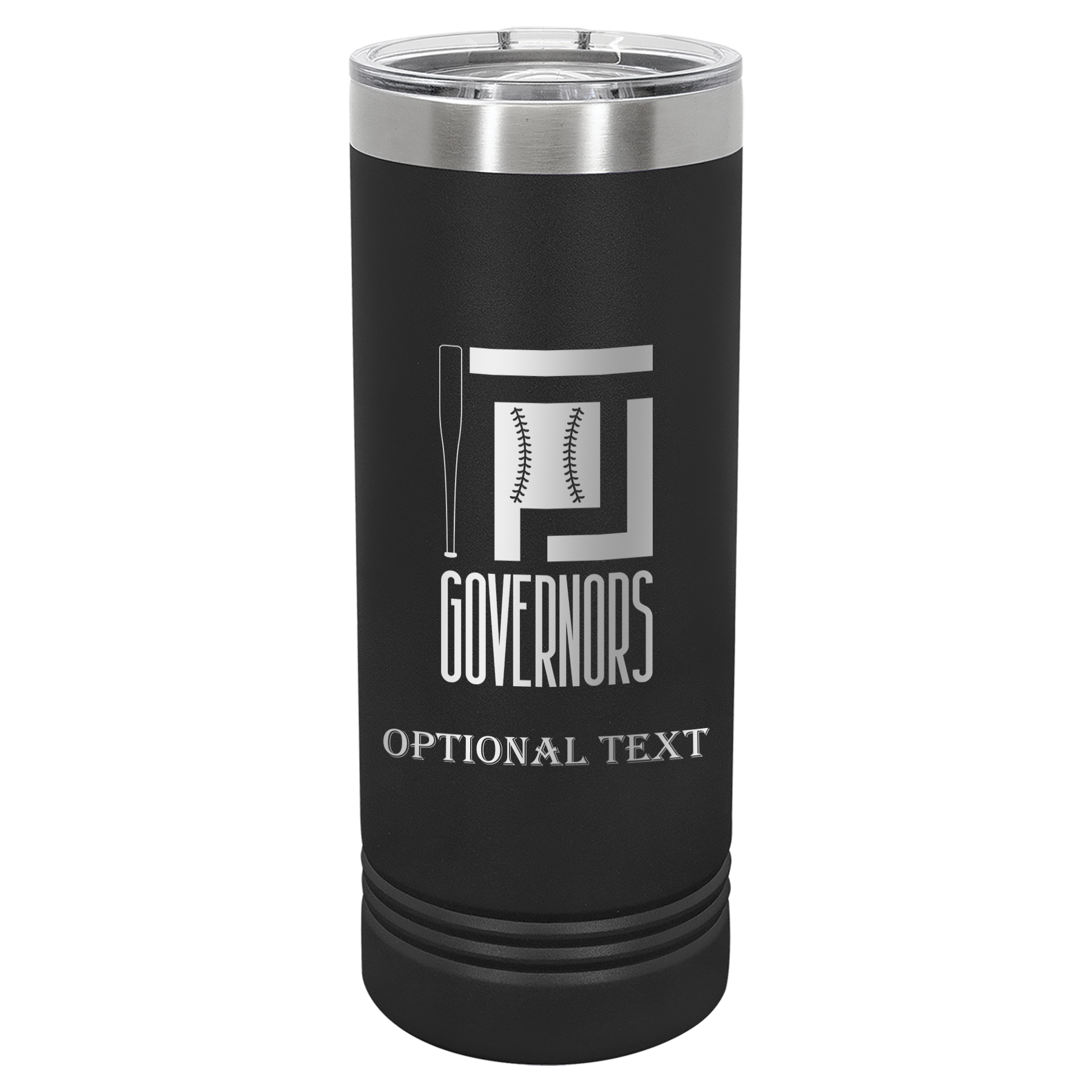 22 oz Skinny Tumbler - T.F. Riggs P with Governors