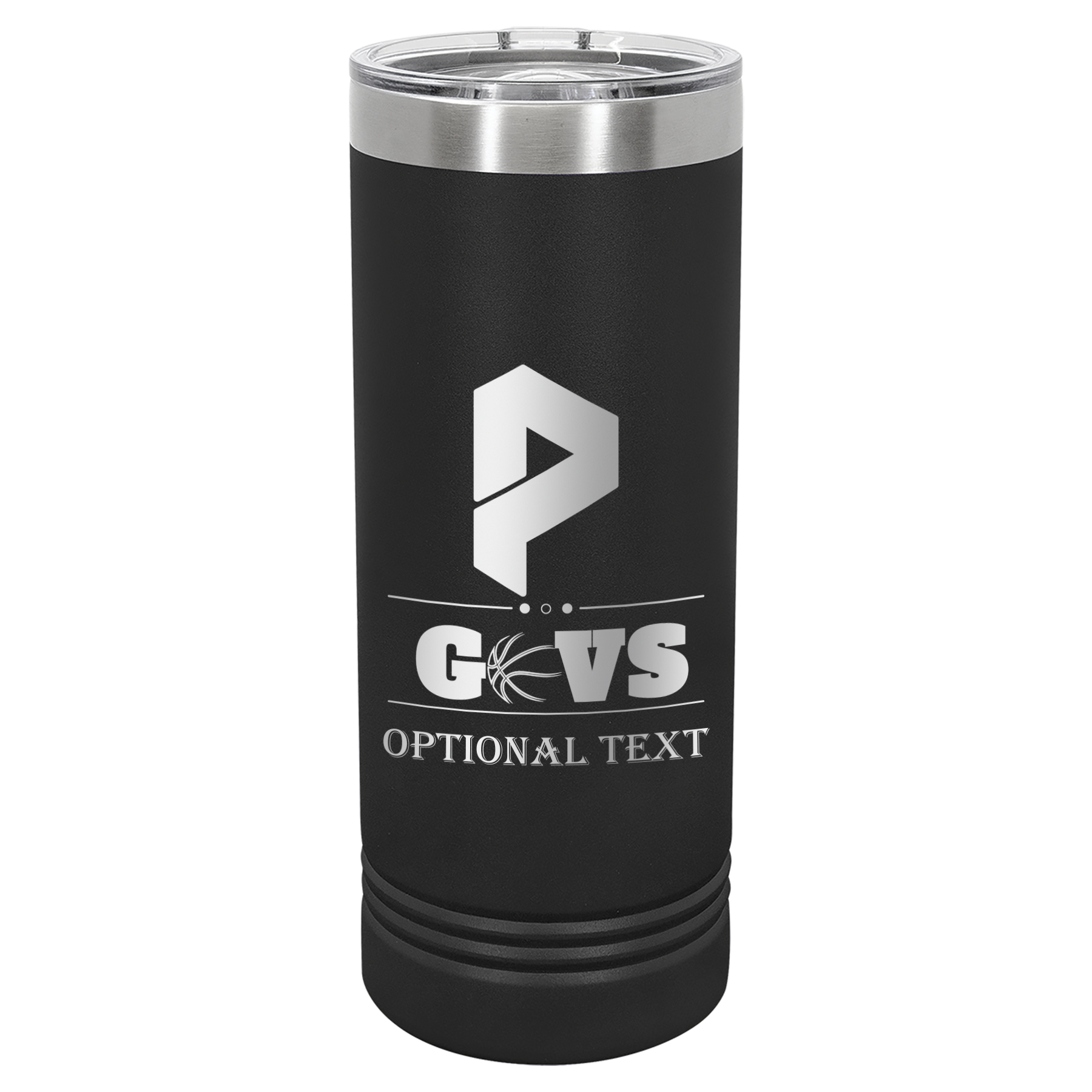 22 oz Skinny Tumbler - T.F. Riggs P with Govs