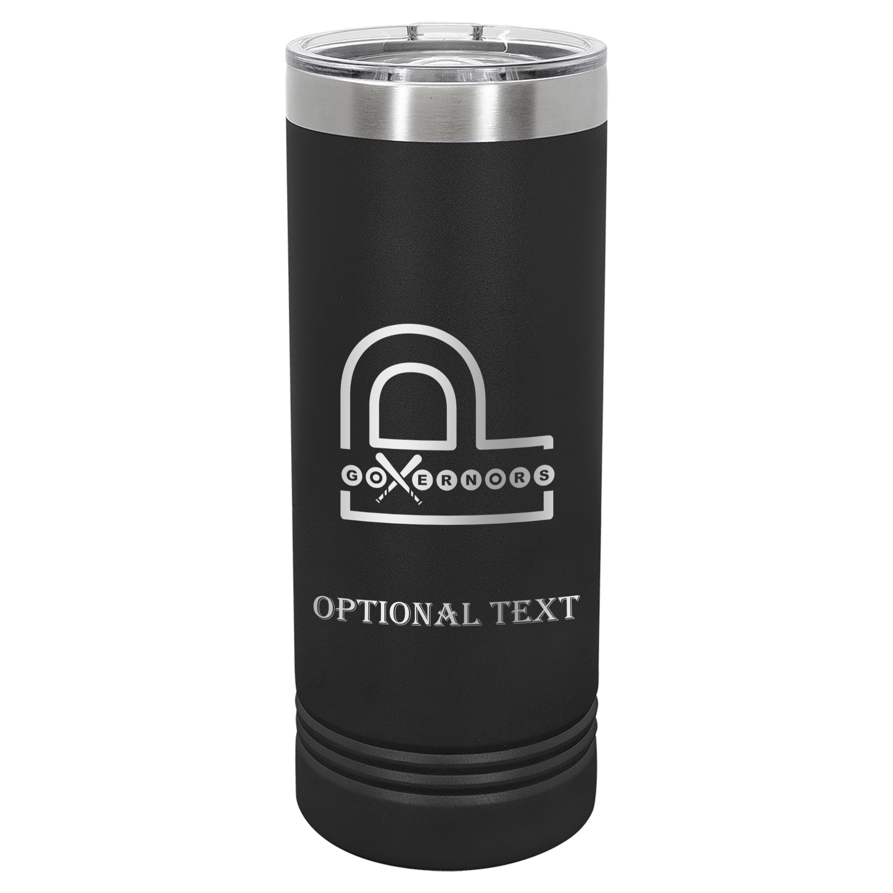 22 oz Skinny Tumbler - T.F. Riggs P with Governors