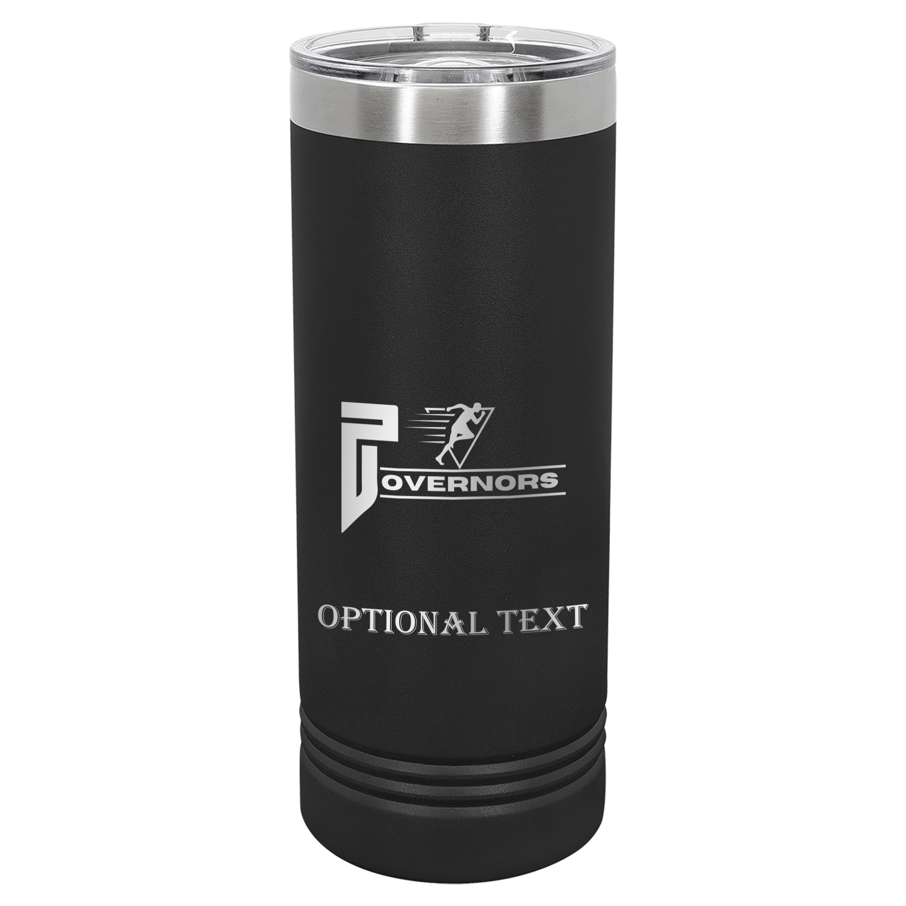 22 oz Skinny Tumbler - T.F. Riggs P with Governors