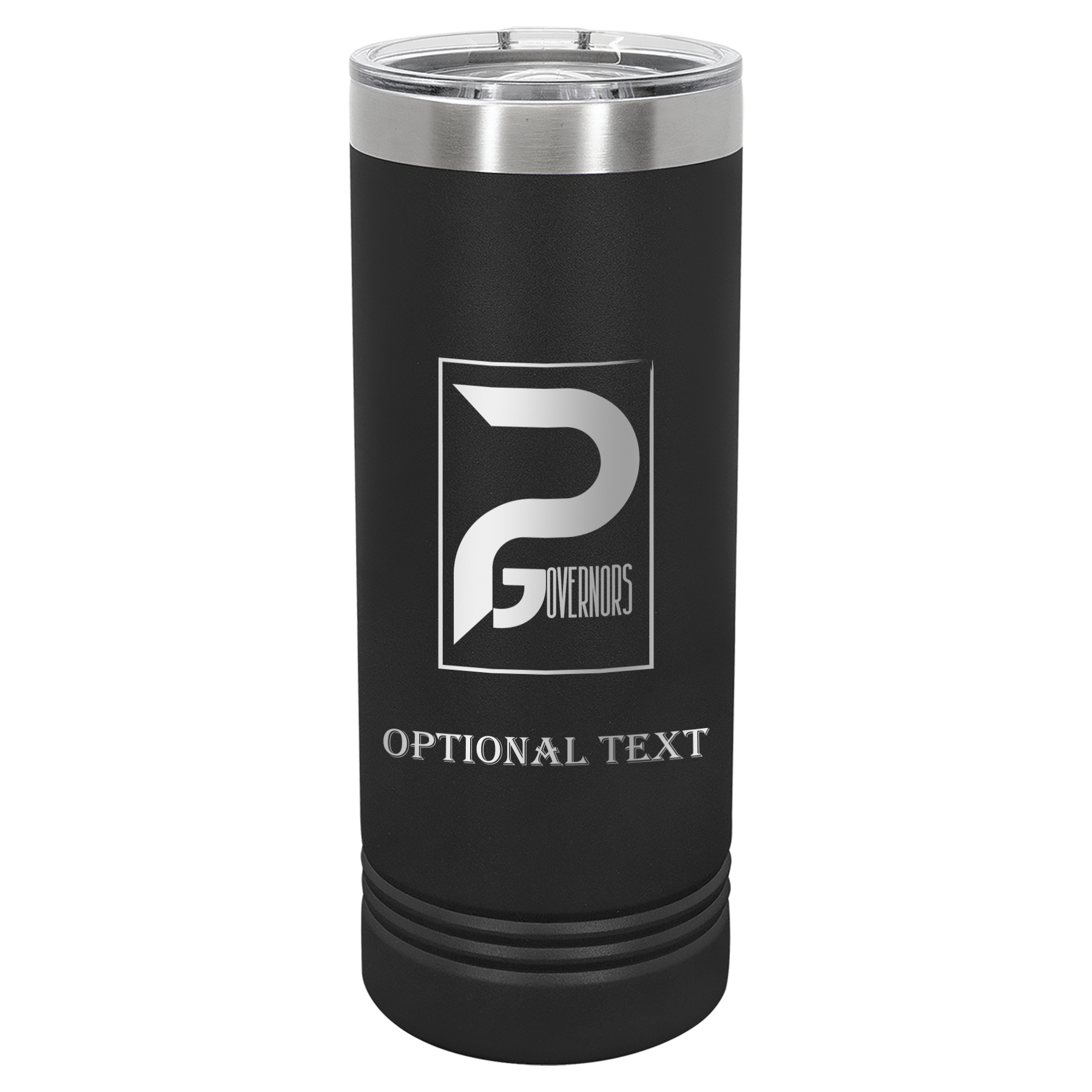 22 oz Skinny Tumbler - T.F. Riggs P with Governors