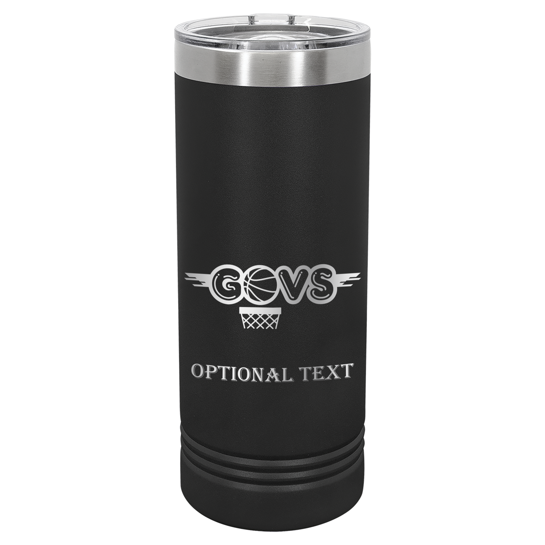 22 oz Skinny Tumbler - T.F. Riggs Govs Basketball