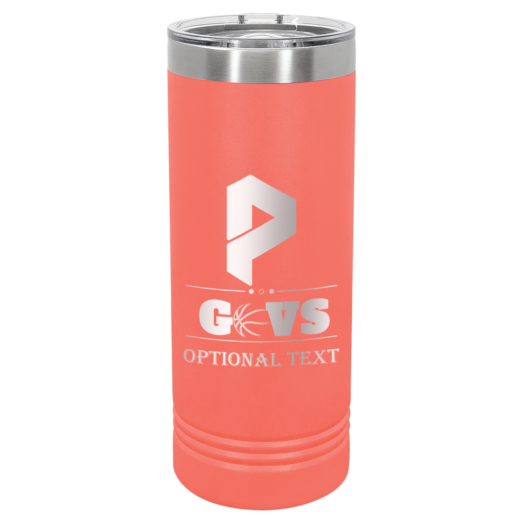 22 oz Skinny Tumbler - T.F. Riggs P with Govs
