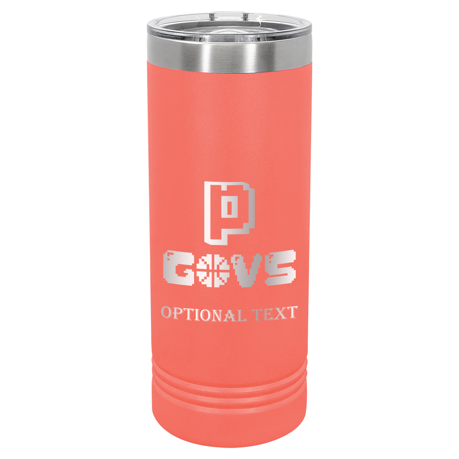 22 oz Skinny Tumbler - T.F. Riggs P with Govs