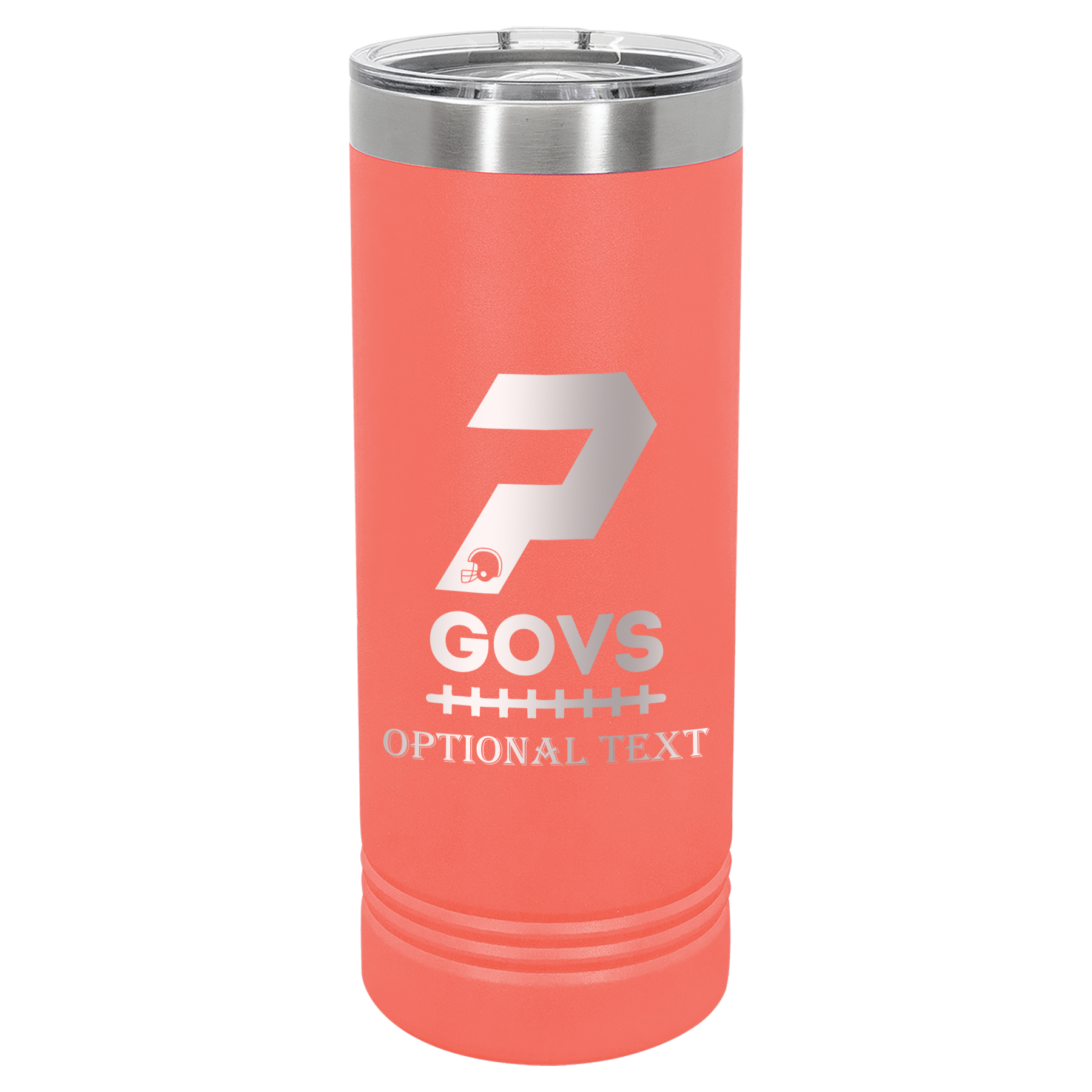 22 oz Skinny Tumbler - T.F. Riggs P with Govs