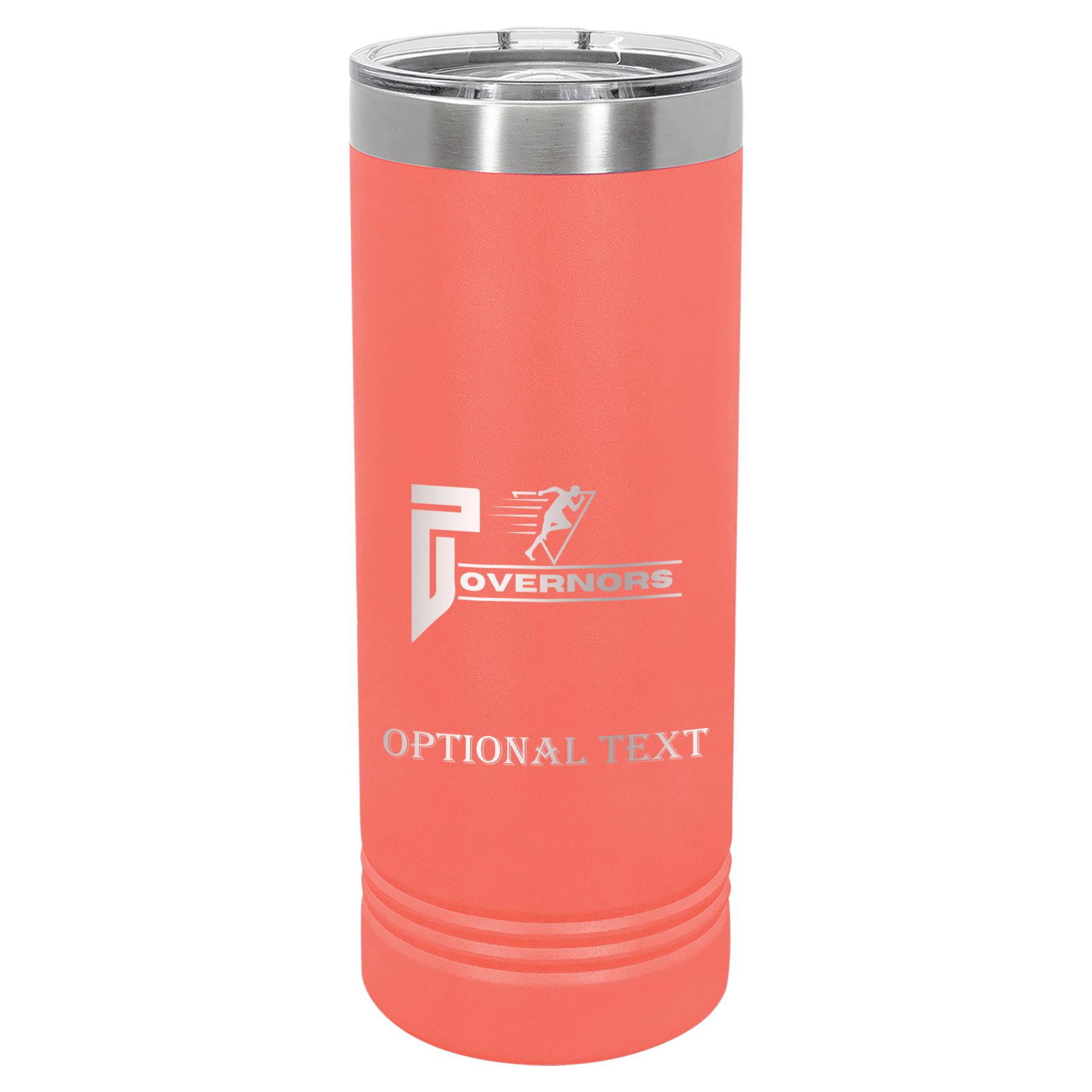 22 oz Skinny Tumbler - T.F. Riggs P with Governors