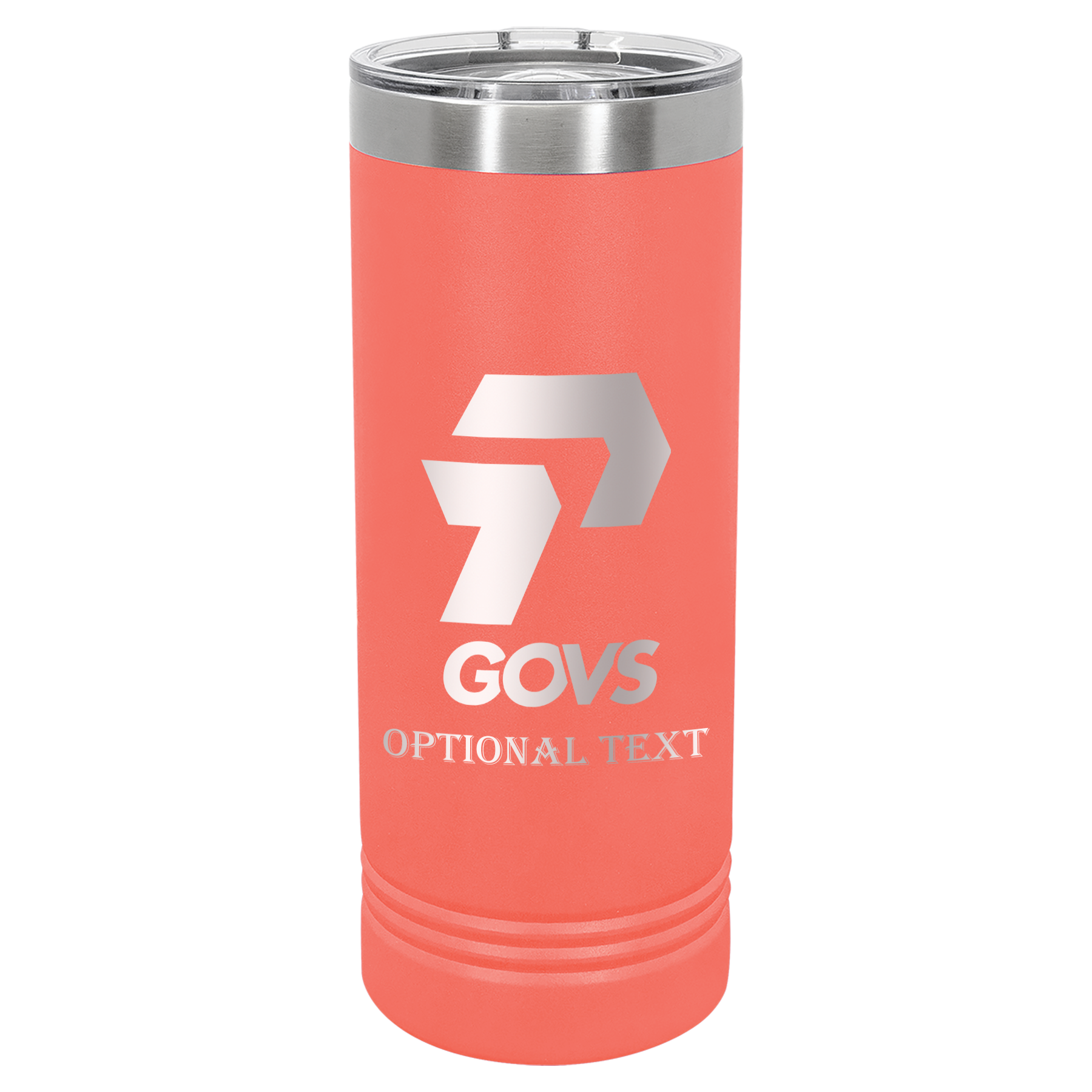 22 oz Skinny Tumbler - T.F. Riggs P with Govs