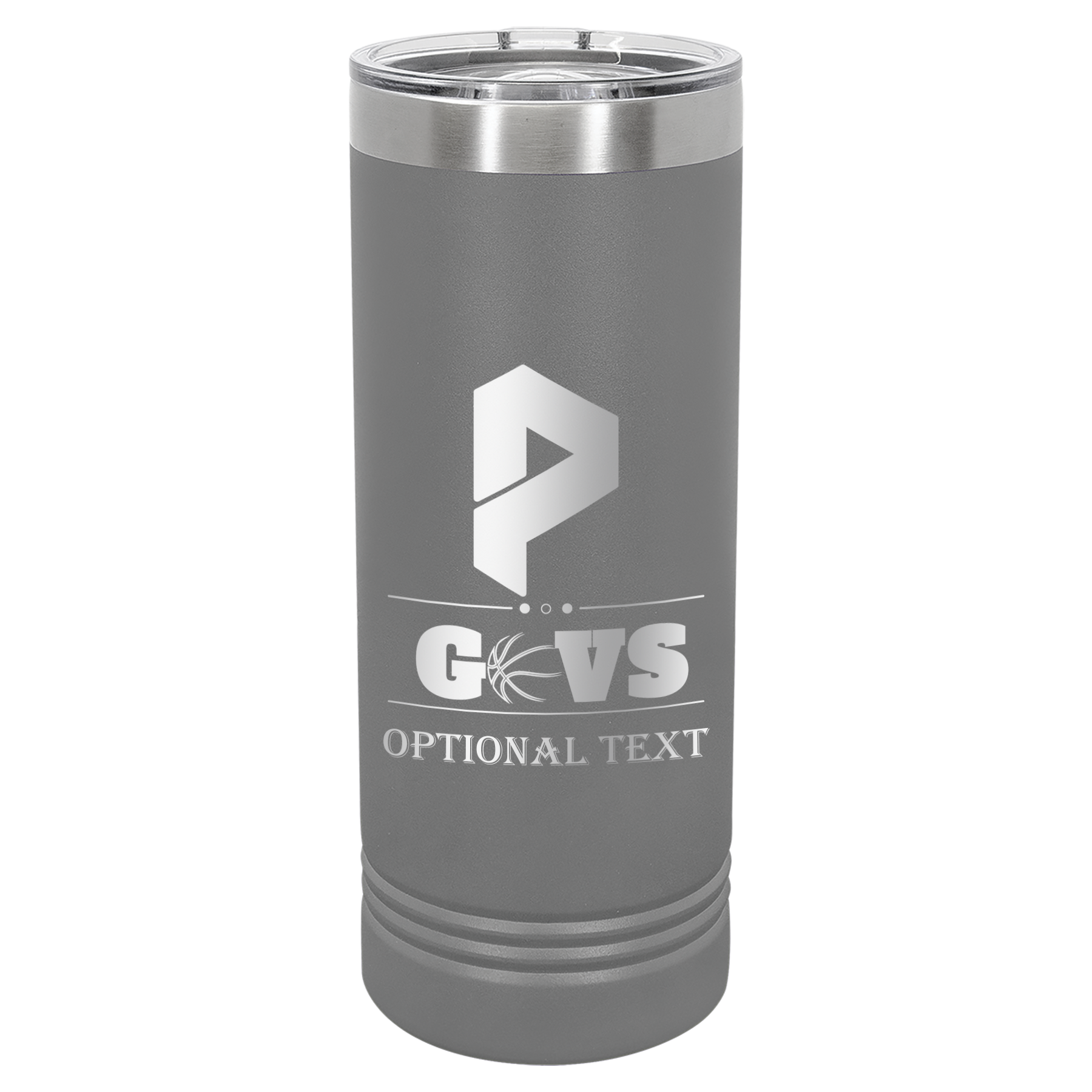 22 oz Skinny Tumbler - T.F. Riggs P with Govs